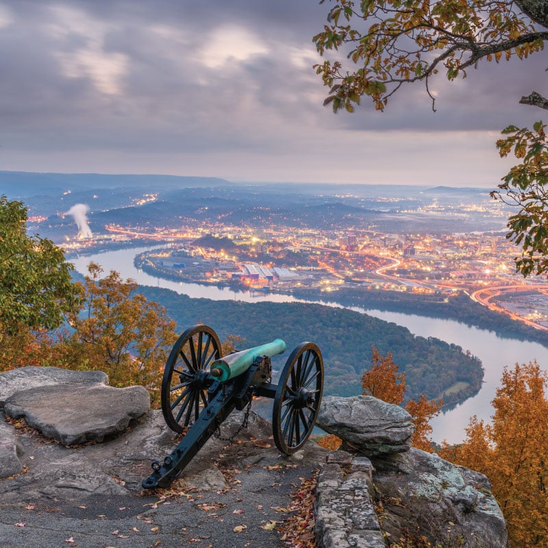 Lookout Mountain near Chattanooga Tennessee